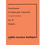 Editio Musica Budapest 12 Etudes, Op. 35 (Violoncello II ad lib.) (Violoncello Solo) EMB Series Composed by Auguste Franchomme