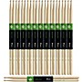 Stagg 12-Pair American Hickory Drum Sticks Wood Tip 5A