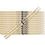 Promark 12-Pair Japanese White Oak Drumsticks Nylon 5B