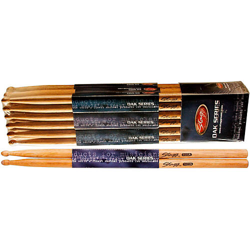12-Pair Oak Drum Sticks