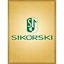 SIKORSKI 12 Preludes - Volume 3 (Klavierwerke) (Piano Solo) Study Score Series Composed by Galina Ustwolskaja