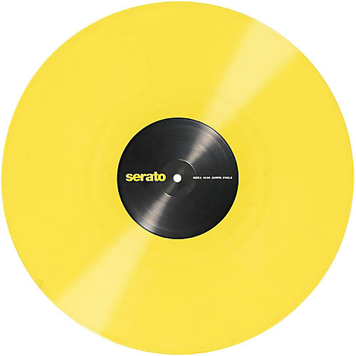 12 Serato Control Vinyl - Pastel Yellow (Pair) 2014 REPRESS