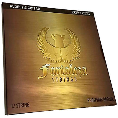 FORTALEZA GUITARS 12 String Phosphor Bronze Acoustic Guitar Strings