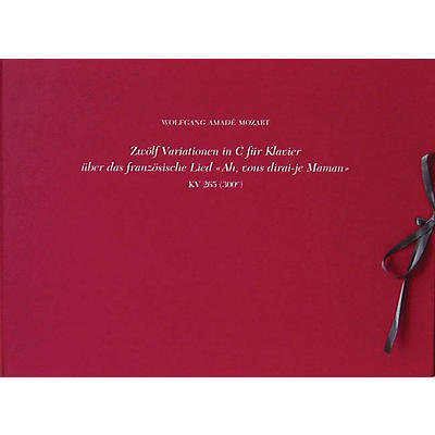 G. Henle Verlag 12 Variations on Ah Vous Dirai-je Maman (Twinkle, Twinkle Little Star) K265 (300e) Henle Facs Hardcover