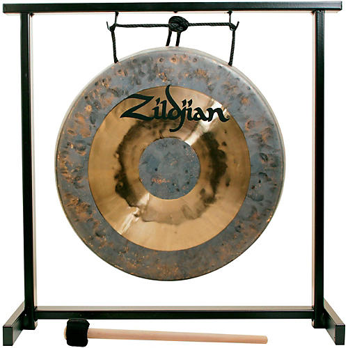 Zildjian 12 in. Traditional Gong and Table-Top Stand Set