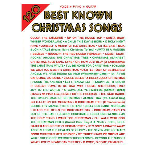 Alfred 120 Best Known Christmas Songs PVG Book
