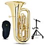 Miraphone 1291 Series 4-Valve 4/4 BBb Tuba With Tuba Essentials Stand Pack