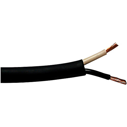 Rapco 12GA Bulk Quad Mic Cable Black (Sold Per Foot) 100 ft. Black