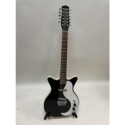 Danelectro 12SDC 12-String Solid Body Electric Guitar Black