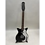 Used Danelectro 12SDC 12-String Solid Body Electric Guitar Black