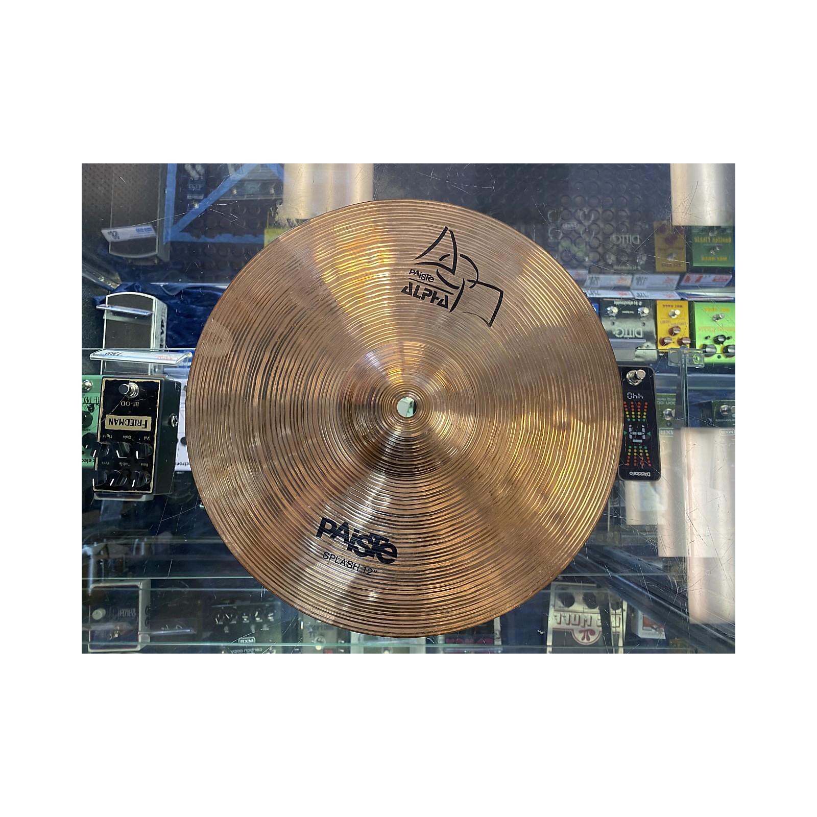 Used Paiste 12in Alpha Thin Splash Cymbal 30 Musician's Friend