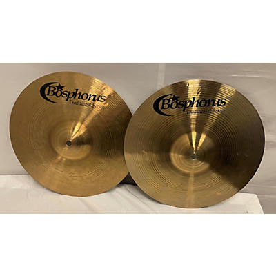 Bosphorus Cymbals 12in Traditional Crisp Hi Hat Pair Cymbal
