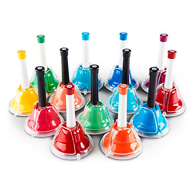 Rhythm Band Kid's Play 13-Note Hand/Desk Bell Set