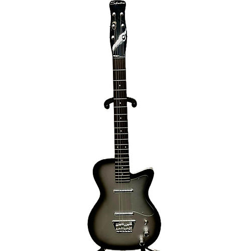 Silvertone 1303SVB Solid Body Electric Guitar Silverburst