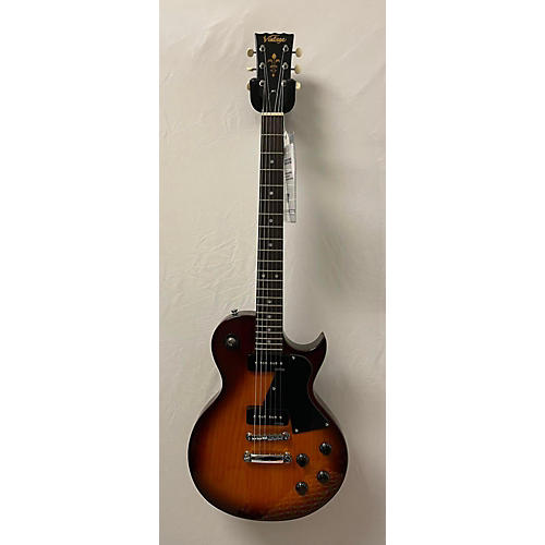 Vintage 132-TSB Solid Body Electric Guitar 2 Color Sunburst