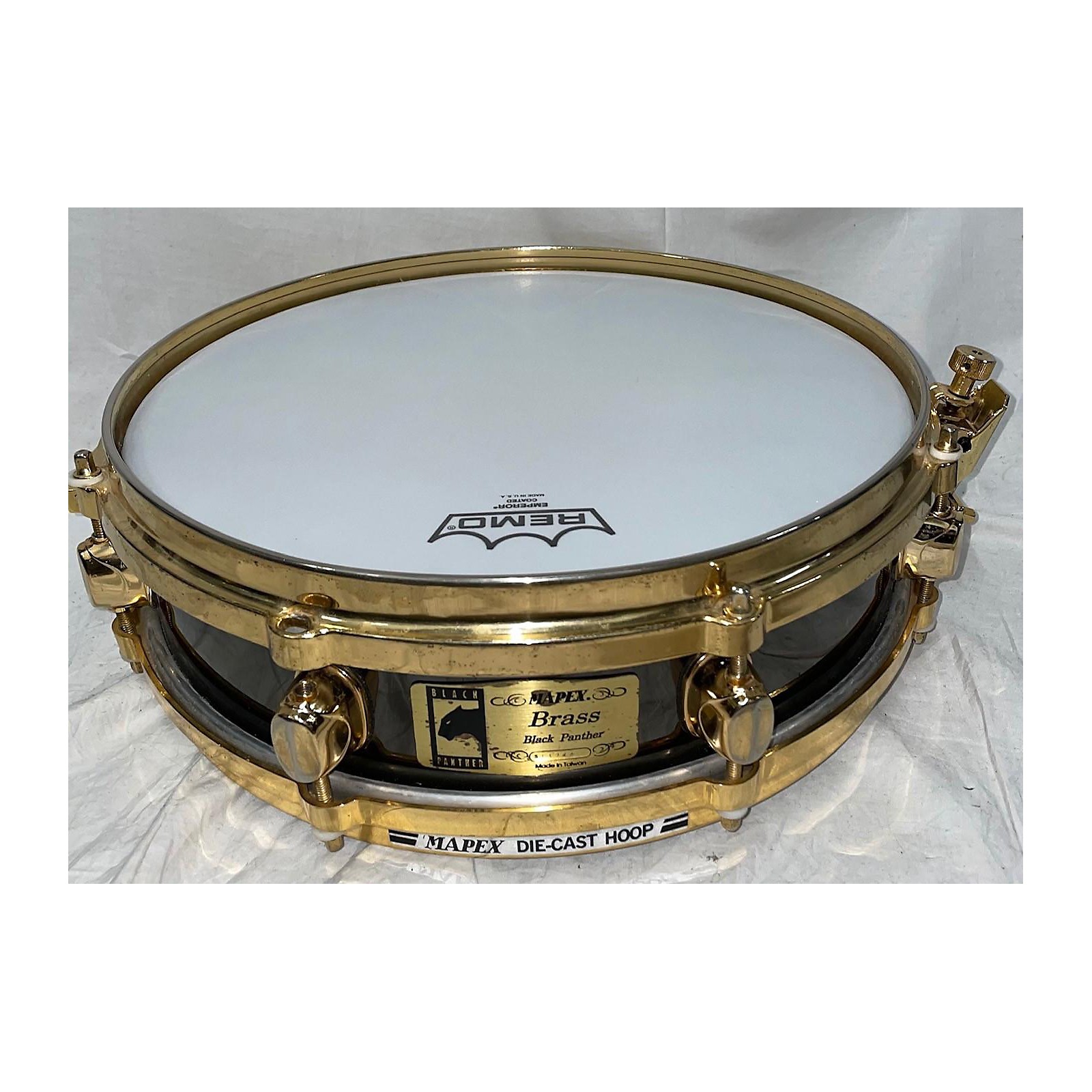 Used Mapex 13X5 Black Panther Brass Drum Black 194 Musician's Friend