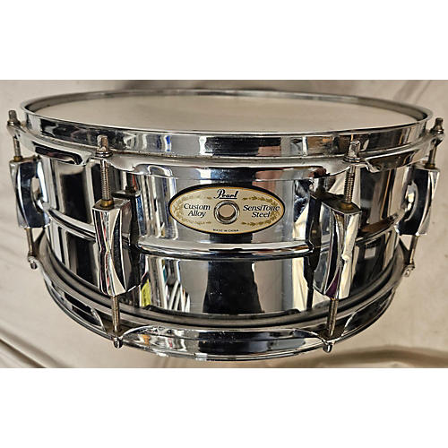 Pearl 13X5.5 Sensitone Snare Drum Chrome Silver 195