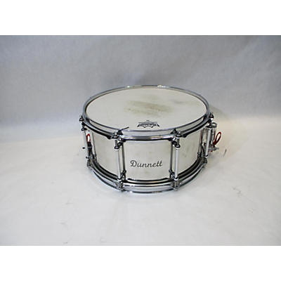 Dunnett 13X6.5 Classic Stainless Steel Snare Drum