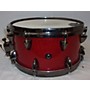 Used Orange County Drum & Percussion 13X7 MAPLE SNARE DRUM Drum RED SPARKLE 198