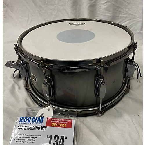 TAMA 13X7 Metalworks Snare Drum Gunmetal Gray 198