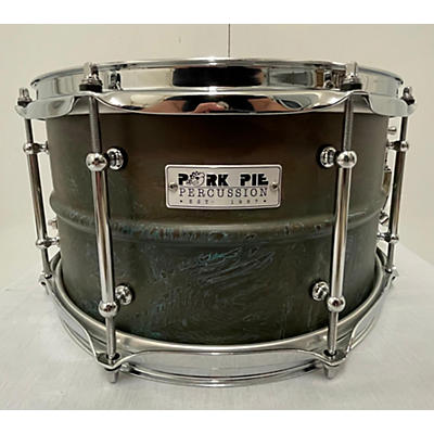 Pork Pie USA 13X7 Patina Brass Drum