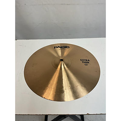 Paiste 13in Extra Thin Crash Cymbal