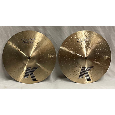 Zildjian 13in K Custom Dark Hi Hat Pair Cymbal