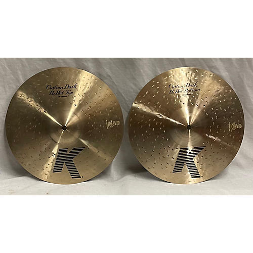 Zildjian 13in K Custom Dark Hi Hat Pair Cymbal 31