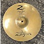 Used Zildjian 13in Z Custom Dyno Beat Hi Hat Top Cymbal 31