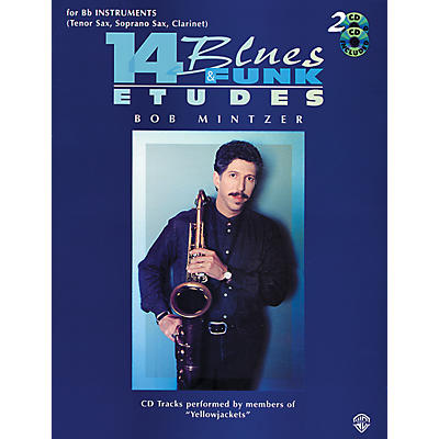 Alfred 14 Blues & Funk Etudes for B-Flat Instruments Book/2 CDs