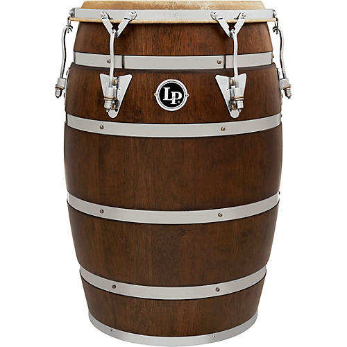 LP 14 In. Siam Oak Barril De Bomba with Chrome Plated Hardware 14 in.