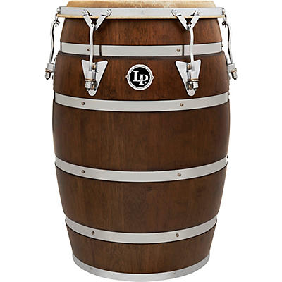 LP 14 In. Siam Oak Barril De Bomba with Chrome Plated Hardware