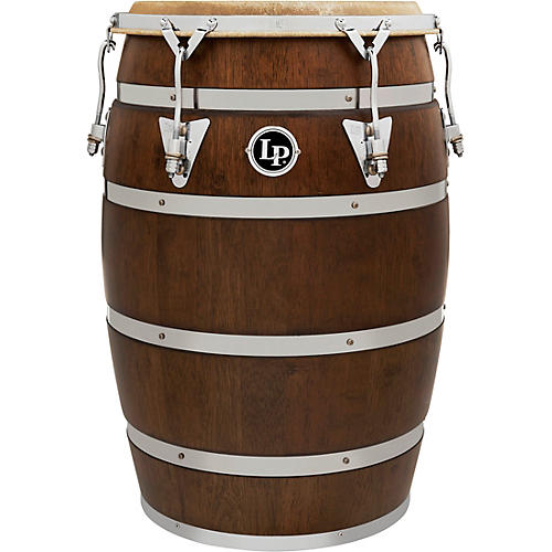 LP 14 In. Siam Oak Barril De Bomba with Chrome Plated Hardware 16 in.