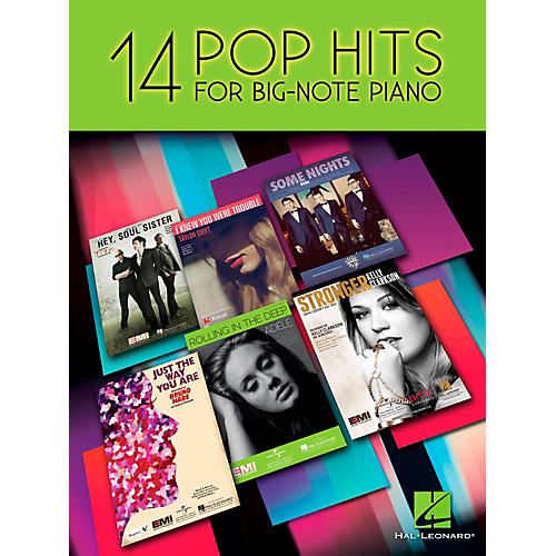14 Pop Hits For Big Note Piano