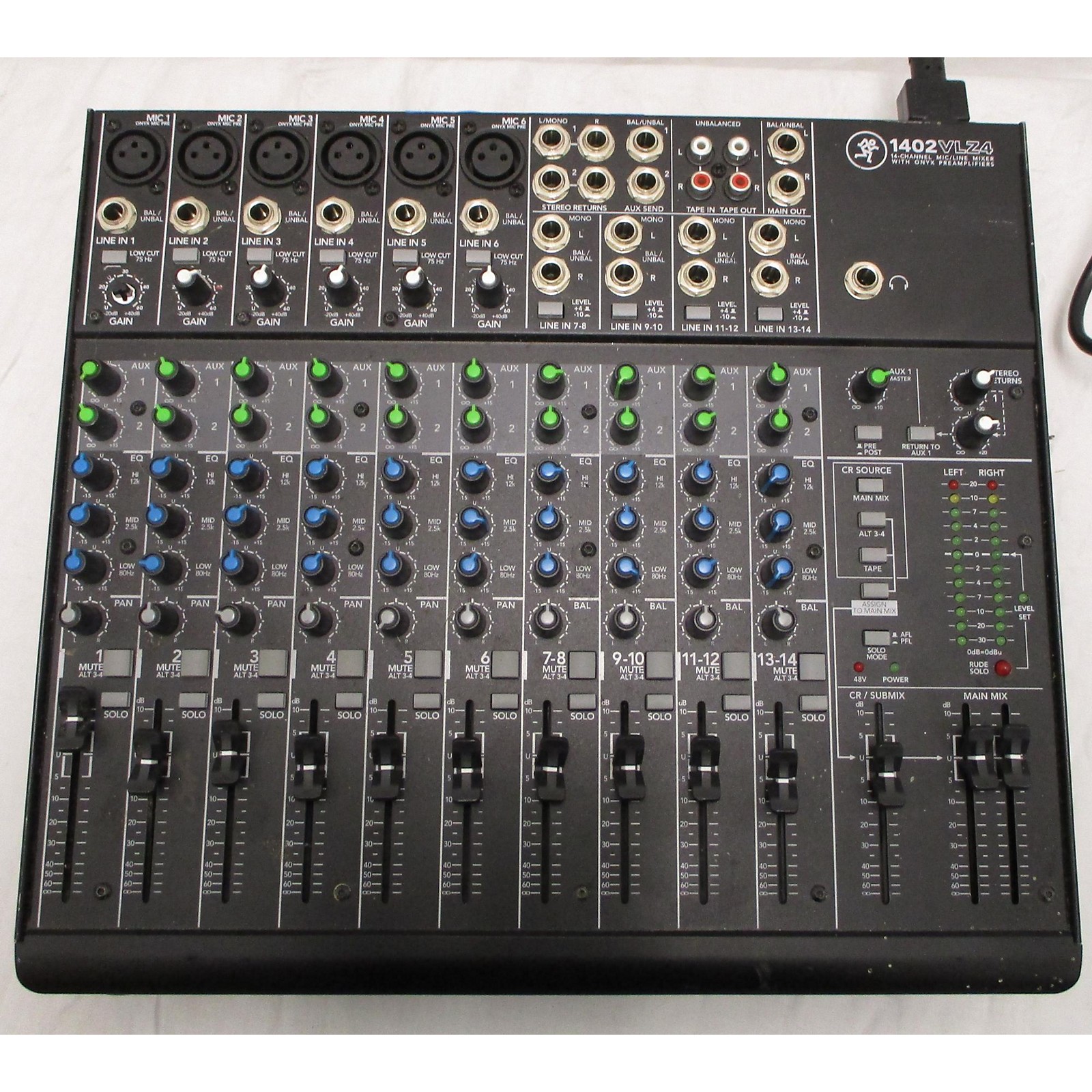 Used Mackie 1402VLZ4 Unpowered Mixer Musician's Friend