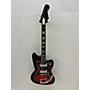 Used Silvertone 1478 Solid Body Electric Guitar RED SUNBURST