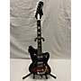 Used Silvertone 1478 Solid Body Electric Guitar RED SUNBURST