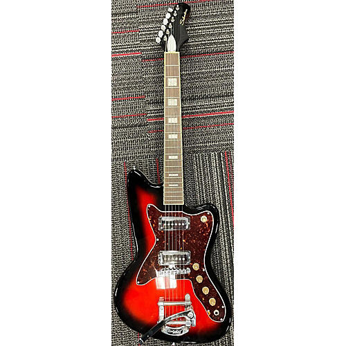 Silvertone 1478 Solid Body Electric Guitar Sunburst