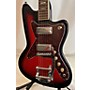 Used Silvertone 1478 Solid Body Electric Guitar Sunburst