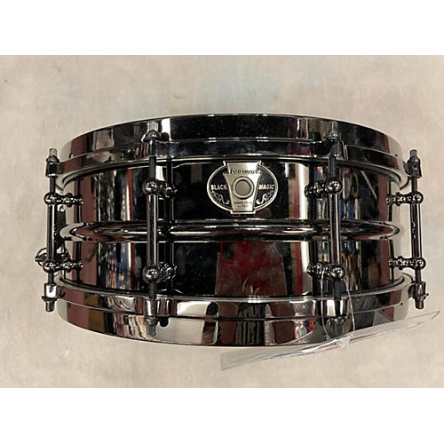 Ludwig 14X5  Black Magic Snare Drum Black Chrome 210