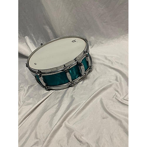 Gretsch Drums 14X5  Broadkaster Snare Drum AQUA SATIN FLAME 210