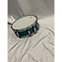 Used Gretsch Drums 14X5  Broadkaster Snare Drum AQUA SATIN FLAME 210