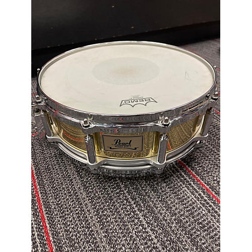 Pearl 14X5  Free Floating Snare Drum Brass 210