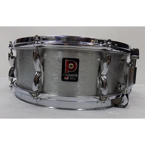 Premier 14X5 HI FI BRUSHED ALUMINUM SNARE Drum ALUMINUM 210
