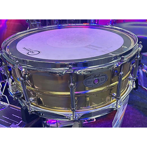 Pearl 14X5  Sensitone Snare Custom Alloy Brass Shell Drum brass 210