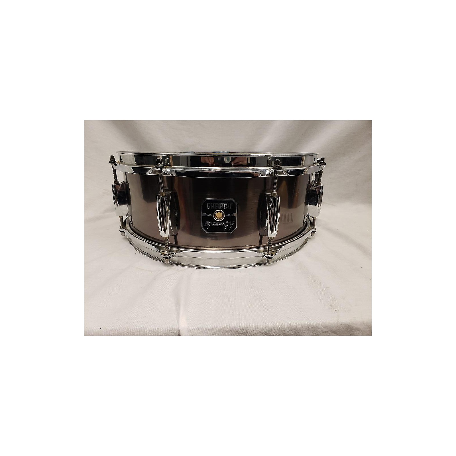 Used Gretsch Drums 14x5.5 Energy Snare Drum Metallic Silver 211 