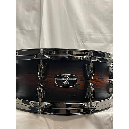 Yamaha 14X5.5 Live Custom Snare Drum Brown Sunburst 211