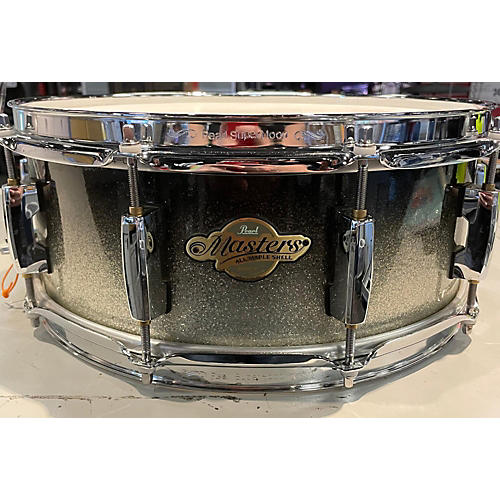 Pearl 14X5.5 Masters MCX Series Snare Drum BLACK AND GOLD SPARKLE 211