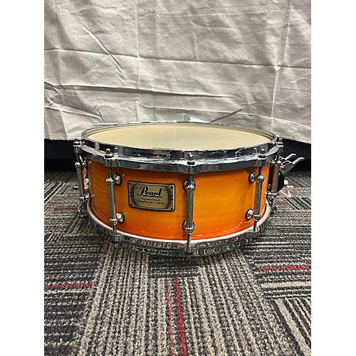 Pearl 14X5.5 Masterworks Custom Snare Drum Trans Amber 211