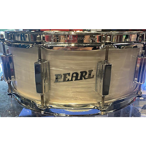 Pearl 14X5.5 President Series Drum Pearl White 211